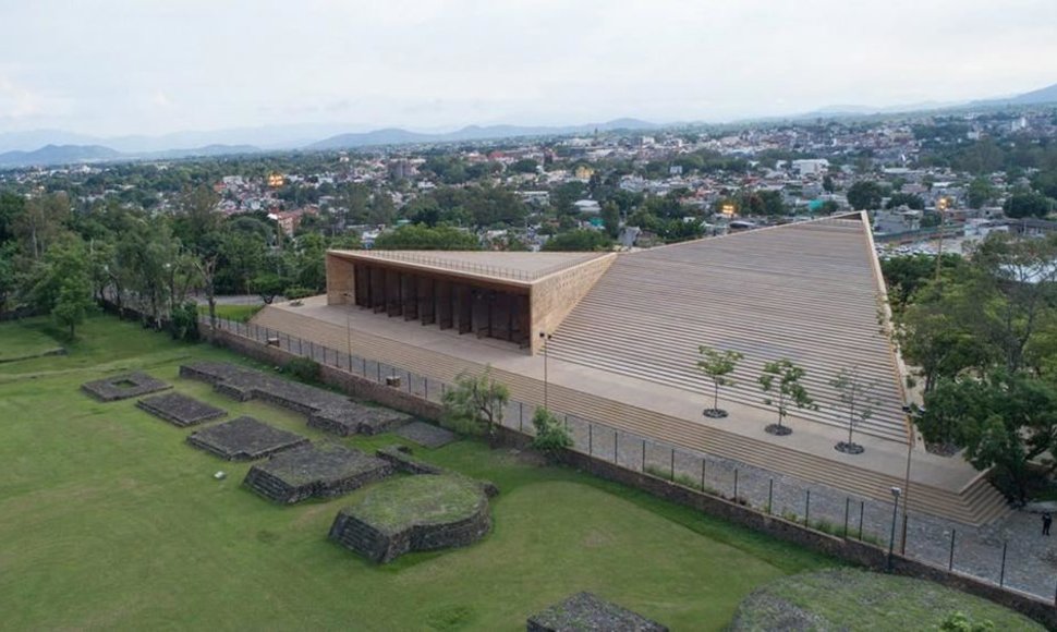 Teopanzolco kultūros centras Meksikoje