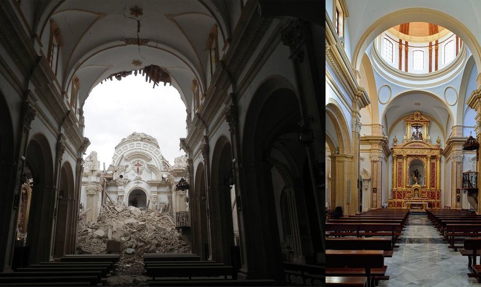 Lorkos Šv. Patriko bažnyčios atkūrimas (arch. Ch. de Dios de la Hoz)