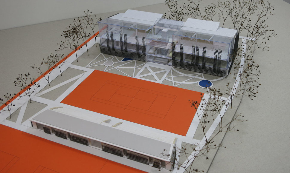 Klaipėdos architektų taryba įvertino pastato su teniso kortais projektą