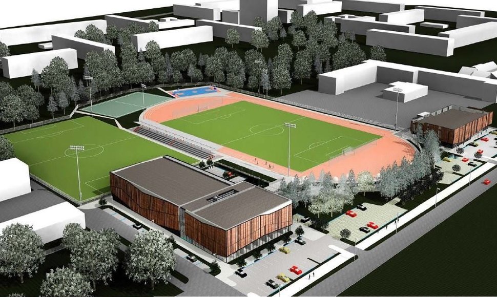 Futbolo mokyklą Klaipėdoje už 11 mln. eurų statys PST