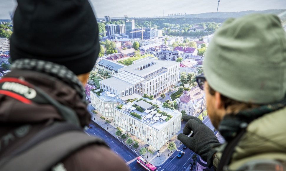 Vilniaus Gedimino prospekte pradėtos pirmojo "Hilton" viešbučio, verslo centro ir daugiabučių projekto statybos