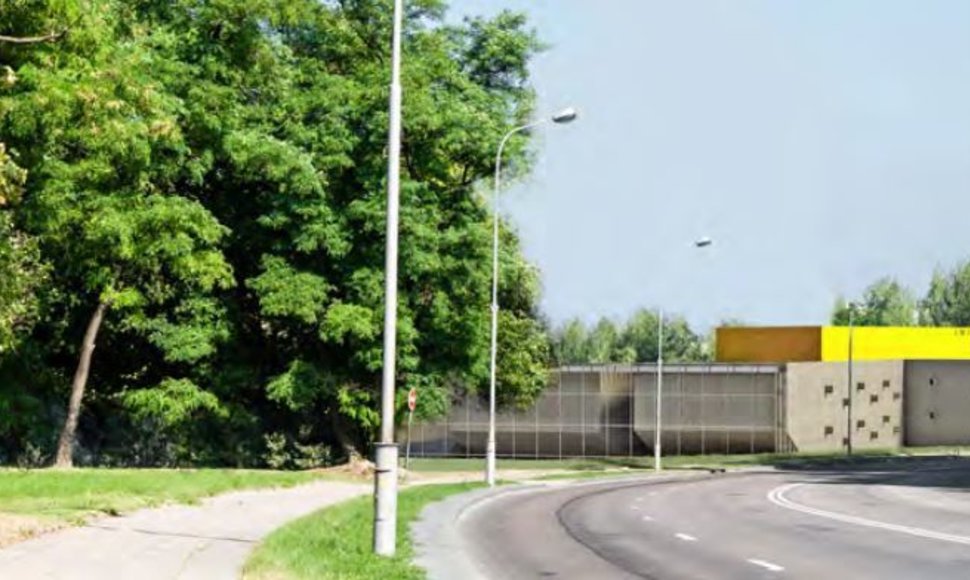 Planuojamas LMTA pastatų kompleksas Olandų gatvėje