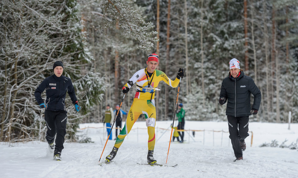 Lietuviai pasirengė orientavimosi sporto slidėmis Europos čempionatui.