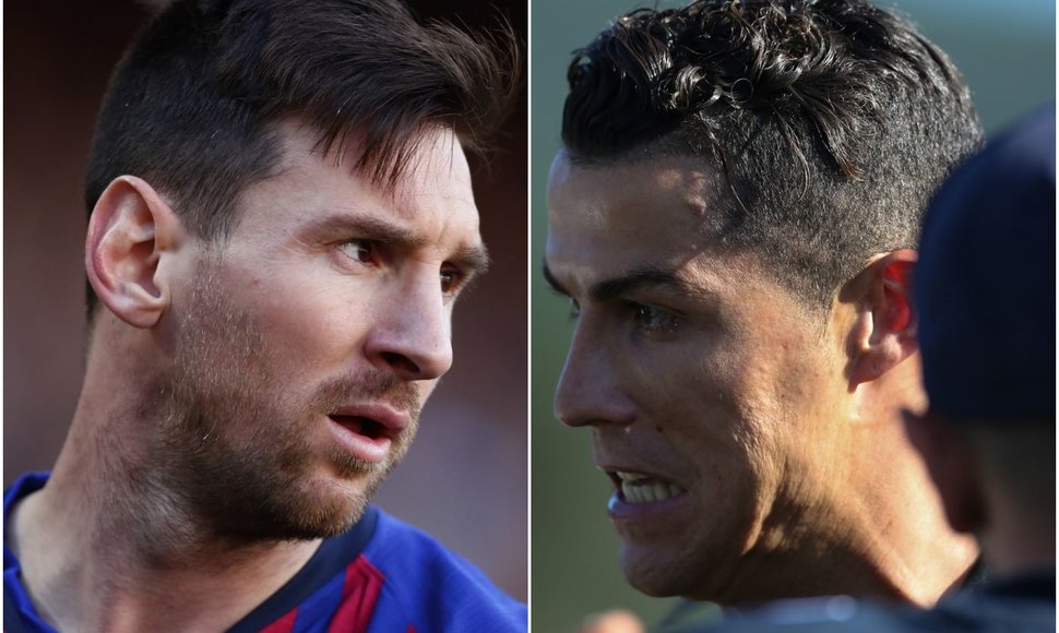 Lionelis Messi ir Cristinao Ronaldo
