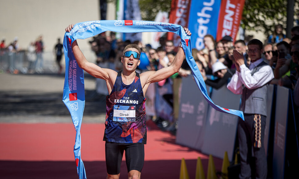 Kauno maratonas.  Modestas Dirsė.