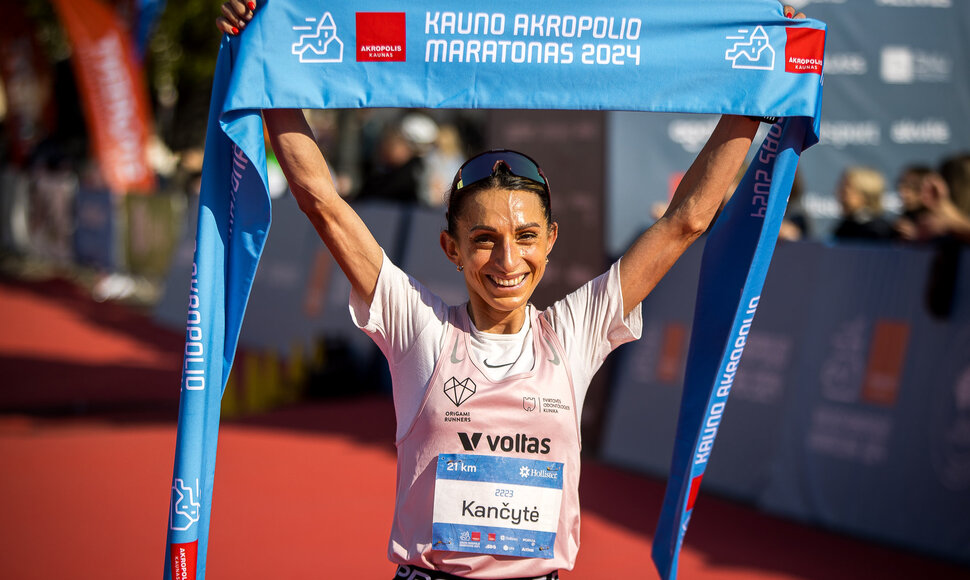 Kauno maratonas. Loreta Kančytė