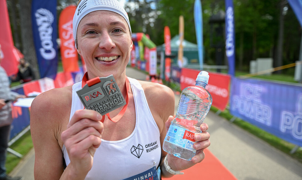 Druskininkų maratonas. Gitana Akmanavičiūtė
