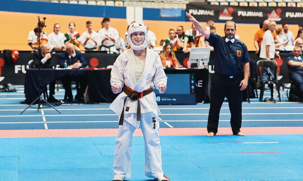 Europos kioku&scaron;in karatė čempionatą pradėjo jaunimo talentai.