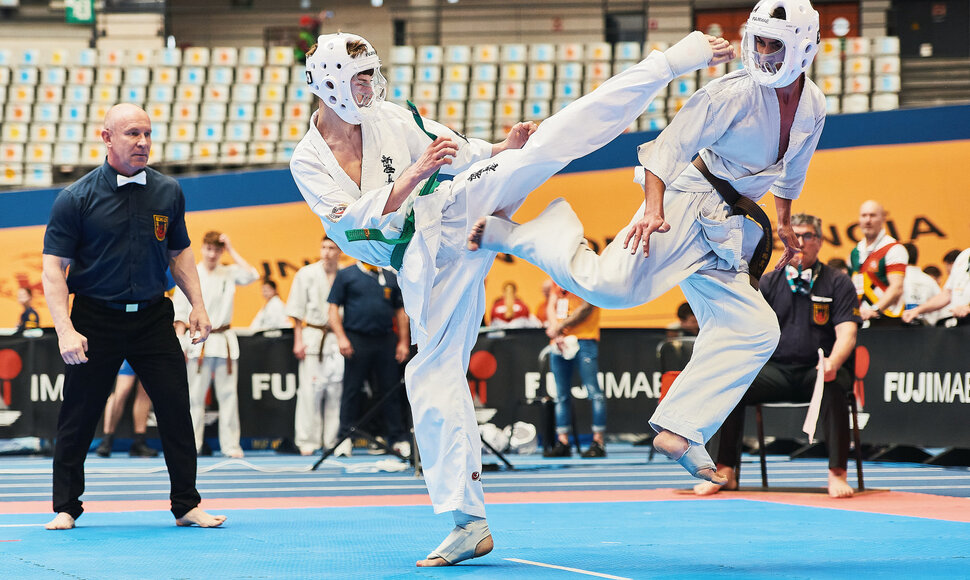 Europos kioku&scaron;in karatė čempionatą pradėjo jaunimo talentai.