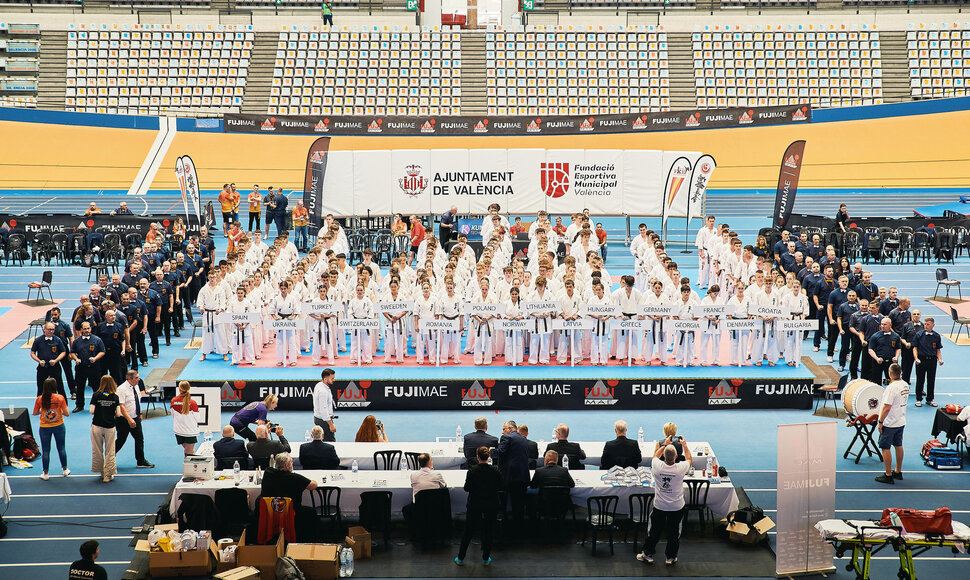 Europos kioku&scaron;in karatė čempionatą pradėjo 