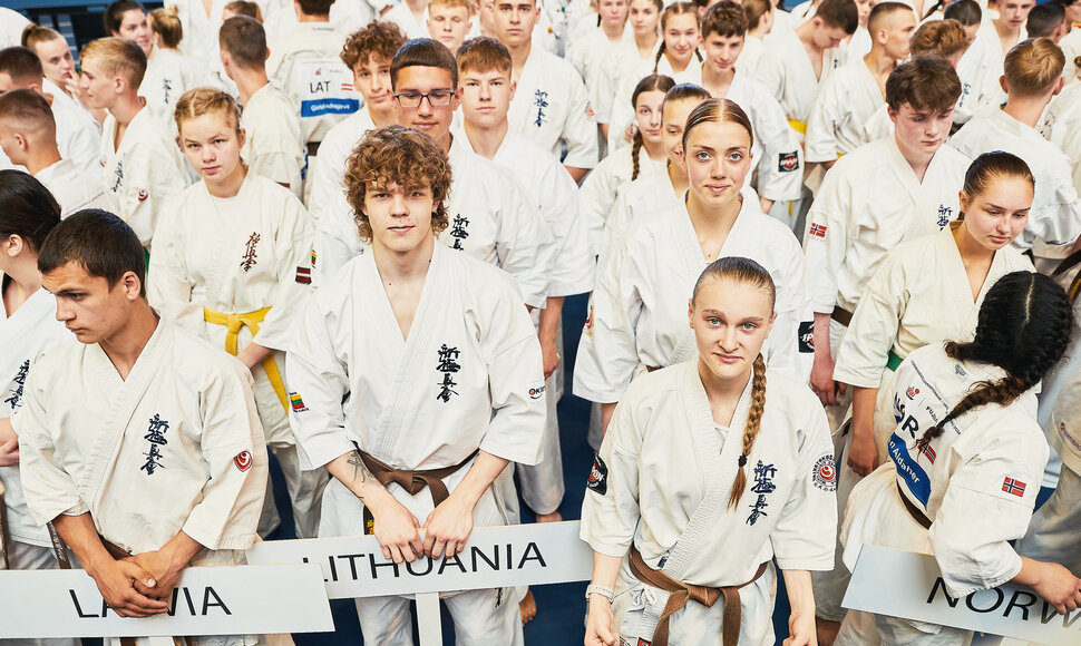 Europos kioku&scaron;in karatė čempionatą pradėjo jaunimo talentai.