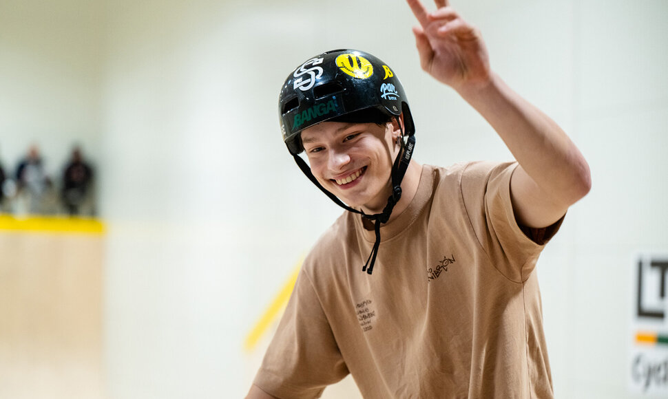 Vilniuje vyko tarptautinės BMX freestyle varžybos &bdquo;Ride The Dragon&ldquo;. Marek Beliak