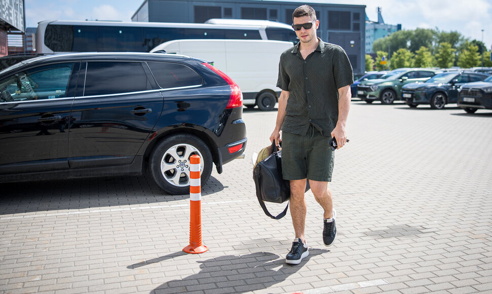 Pirmasis mažojo finalo mačas: Klaipėdos &bdquo;Neptūnas&ldquo; &ndash; Panevėžio &bdquo;Lietkabelis&ldquo;. Rihardas Lomažas