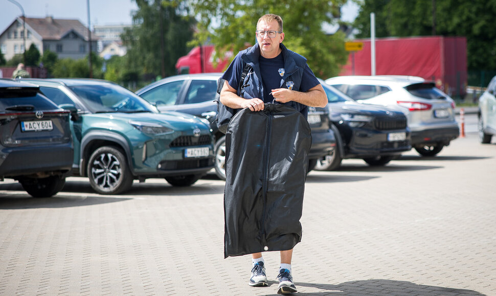 Pirmasis mažojo finalo mačas: Klaipėdos &bdquo;Neptūnas&ldquo; &ndash; Panevėžio &bdquo;Lietkabelis&ldquo;. Vaidas Pauliukėnas