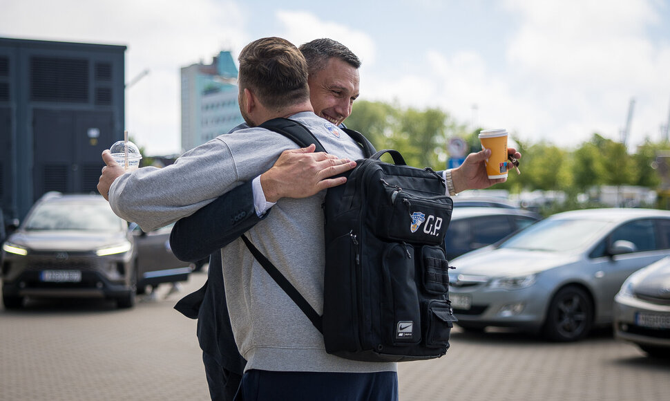 Pirmasis mažojo finalo mačas: Klaipėdos &bdquo;Neptūnas&ldquo; &ndash; Panevėžio &bdquo;Lietkabelis&ldquo;. Jonas Mačiulis