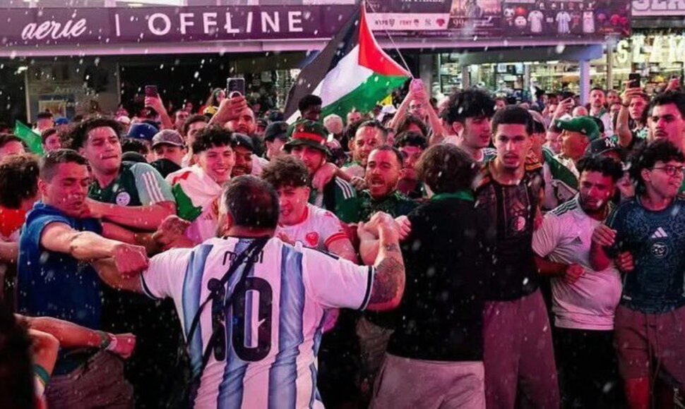 Argentinos ir Alžyro sirgalių mu&scaron;tynės