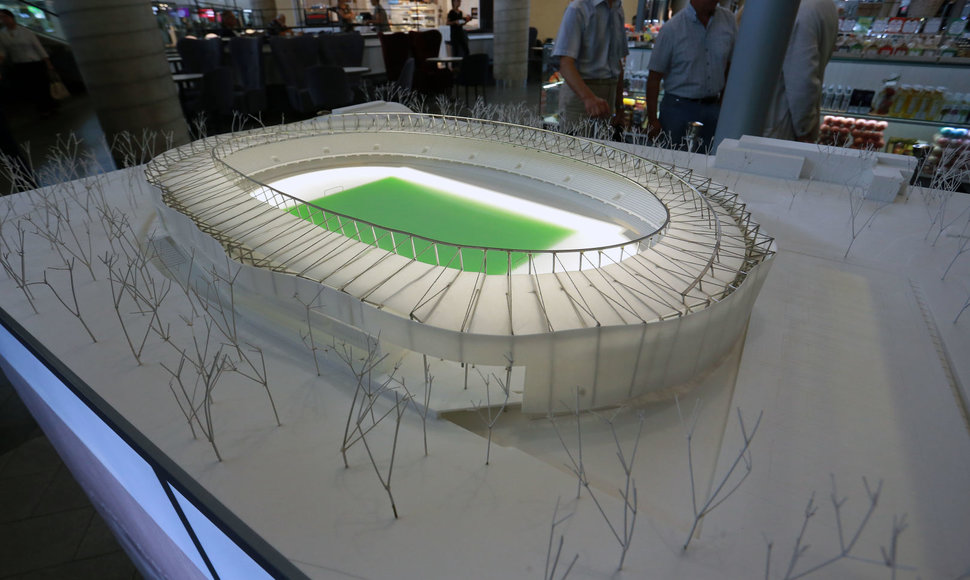 Pristatytas S.Dariaus ir S.Girėno stadiono rekonstrukcijos projektas