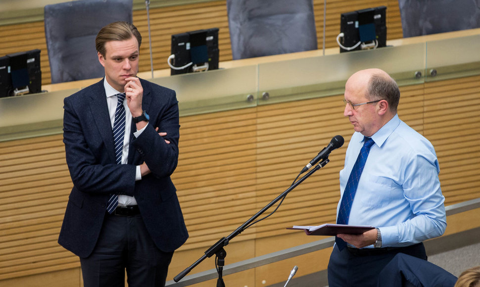 Gabrielius Landsbergis ir Andrius Kubilius