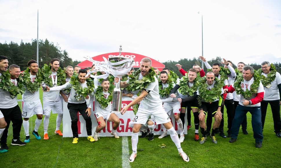 LFF taurės nugalėtoja Marijampolės „Sūduva“