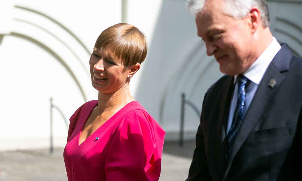 Kersti Kaljulaid ir Gitanas Nausėda