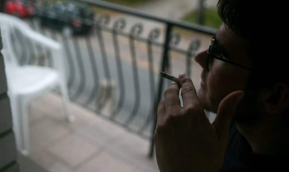 Rūkymas balkone
