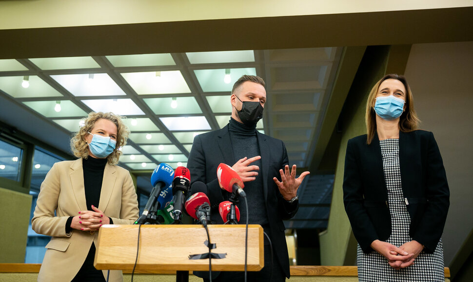 Aušrinė Armonaitė, Gabrielius Landsbergis, Viktorija Čmilytė-Nielsen