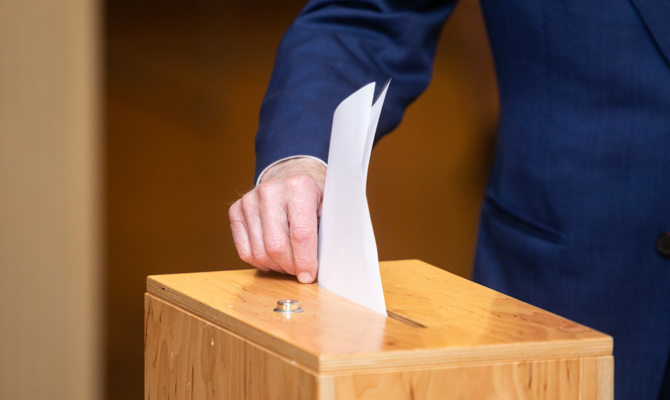 Slaptas balsavimas dėl Seimo pirmininko posto