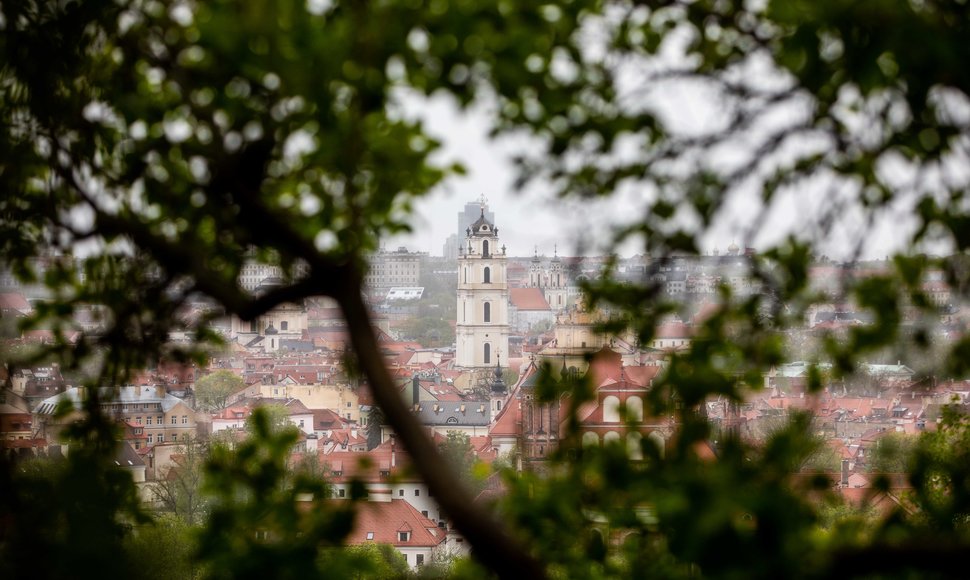 Lietaus gaivinamas Vilnius ir jo gamta