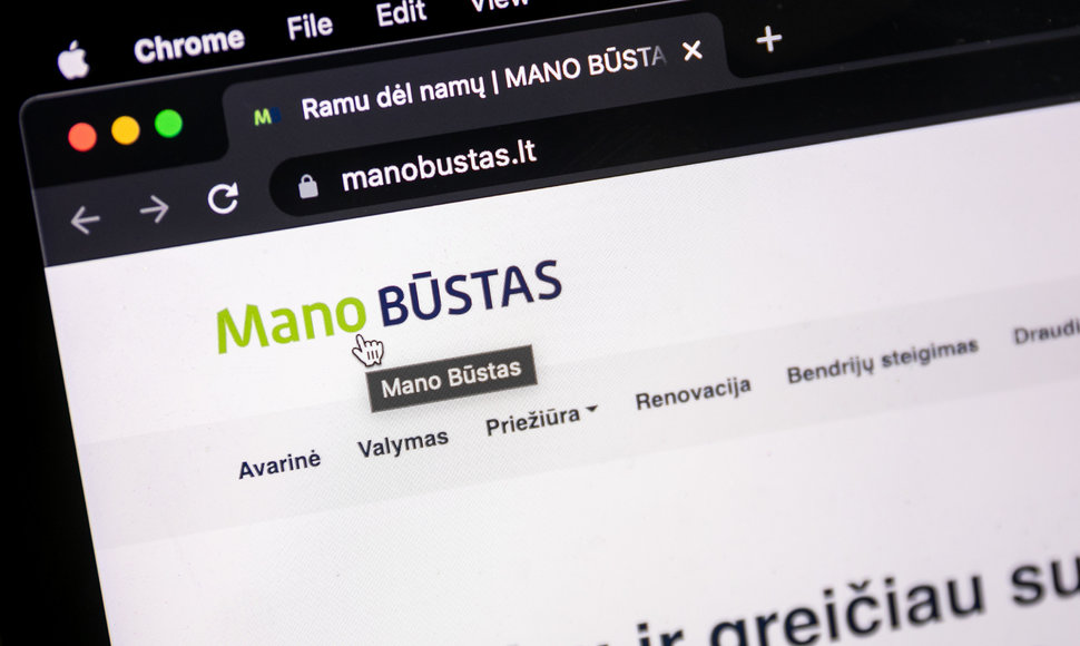 „Mano būstas“ internetinė svetainė