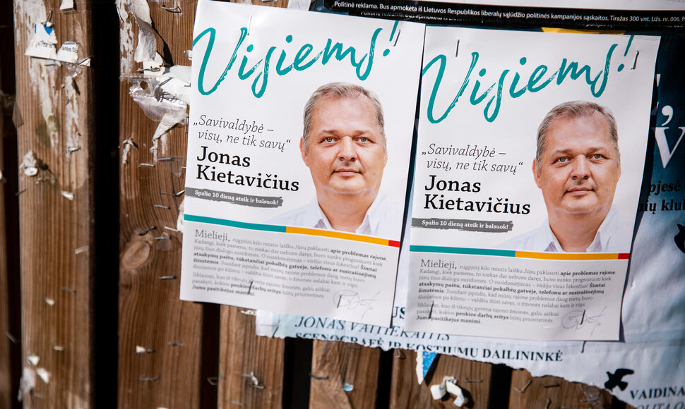 Jono Kietavičiaus politinė reklama