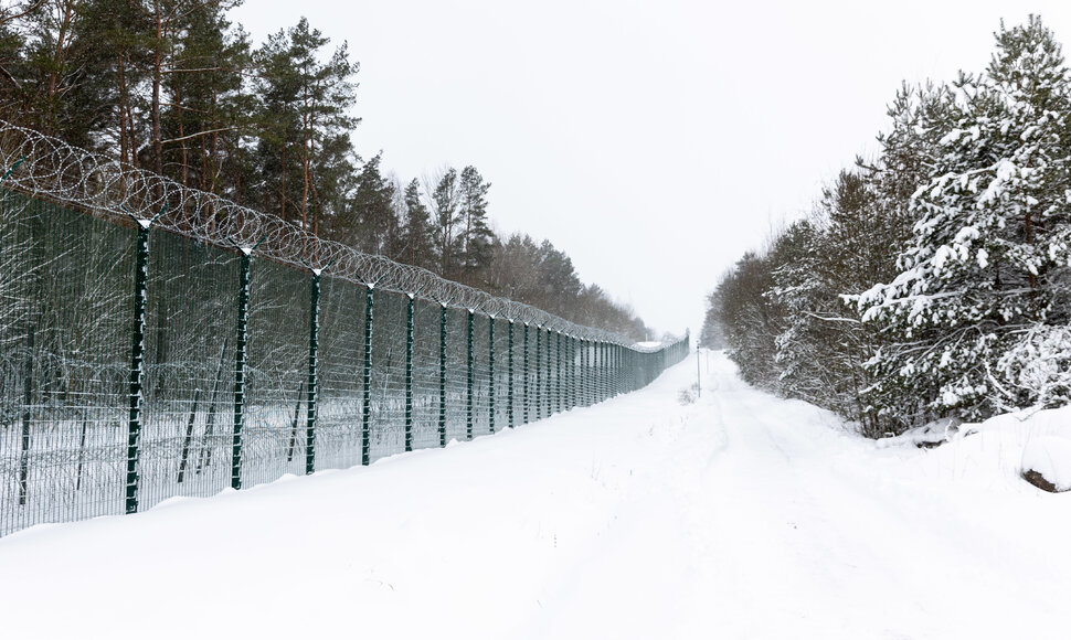 Ministrų vizitas prie Lietuvos ir Baltarusijos sienos