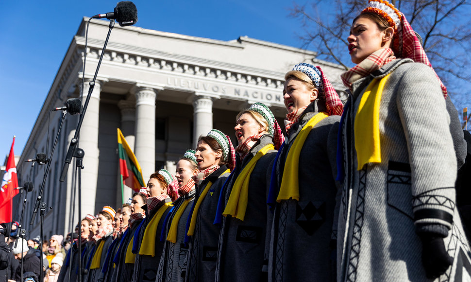 Trijų Baltijos valstybių vėliavų pakėlimo ceremonija