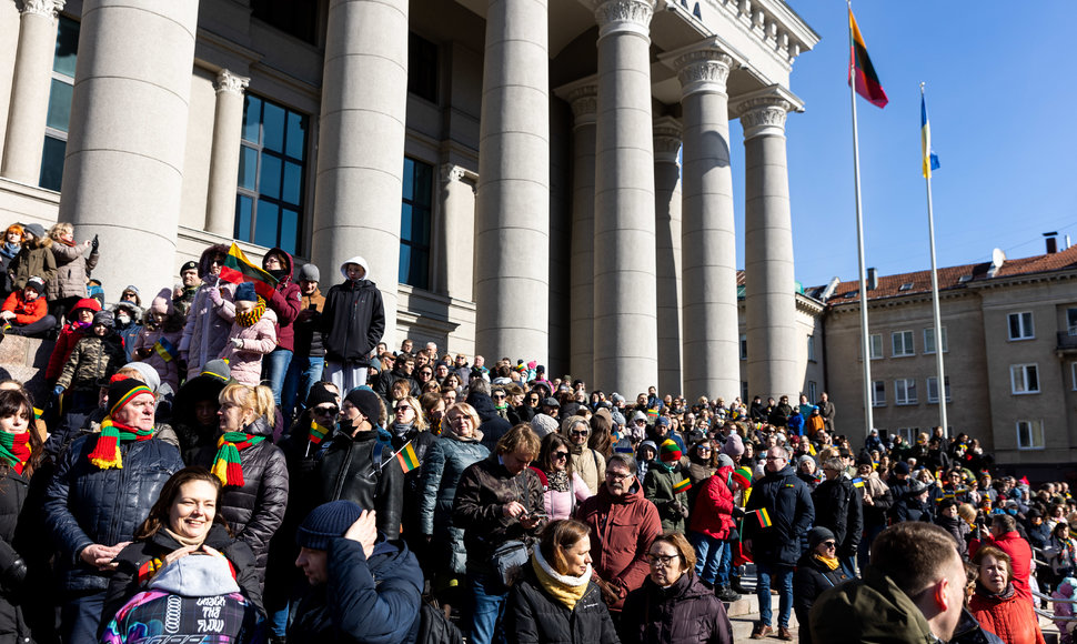 Trijų Baltijos valstybių vėliavų pakėlimo ceremonija