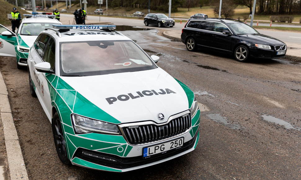 Kelių policijos vykdoma greičio kontrolė