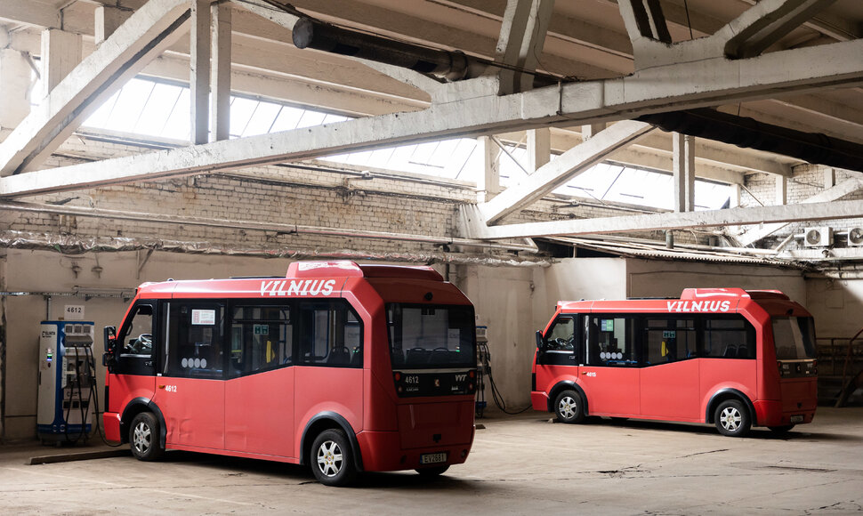 Vilniaus autobusų parko elektriniai autobusai