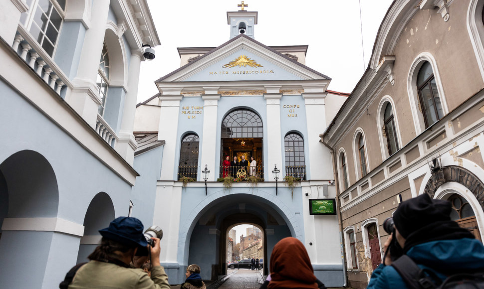 Lietuvos Prezidentinės ir Belgijos Karališkosios poros apsilankymas Aušros vartų koplyčioje