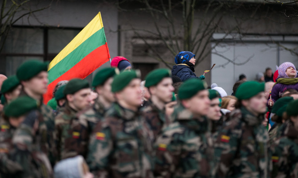 Iškilminga trijų Baltijos valstybių vėliavų pakėlimo ceremonija