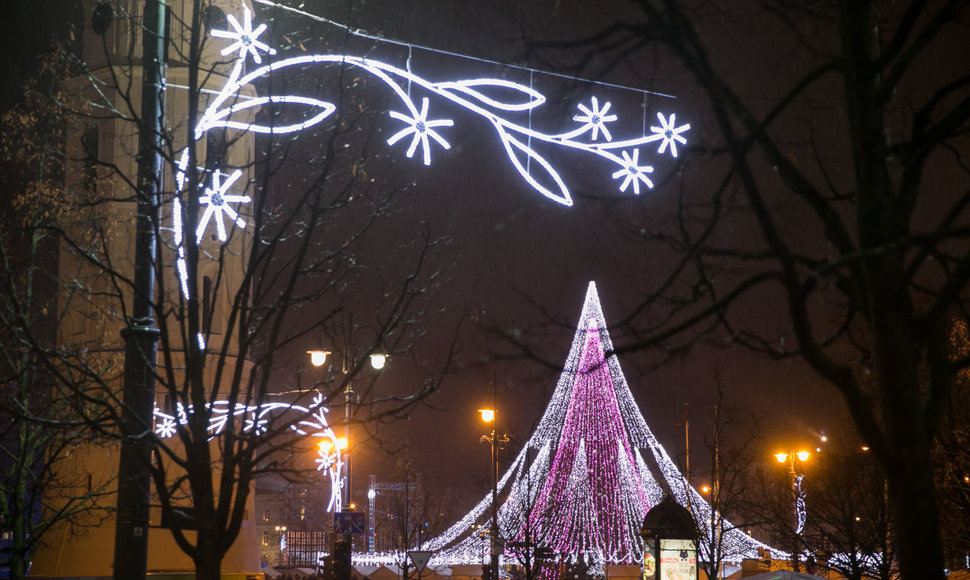 Kalėdinė Vilniaus eglė