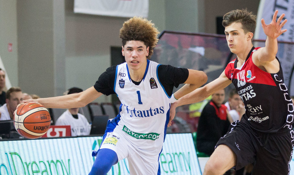 LaMelo Ballas ir Augustas Marčiulionis