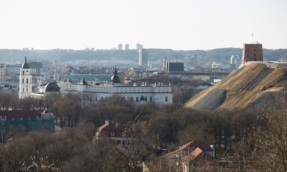 Vilniaus panorama nuo Altanos kalno