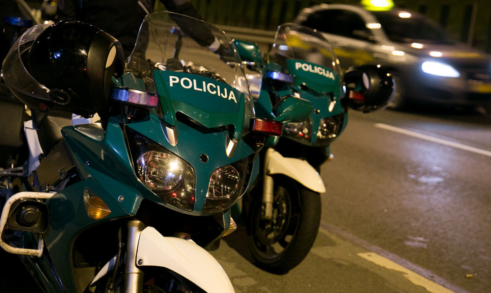 Naktinis kelių policijos reidas Vilniuje