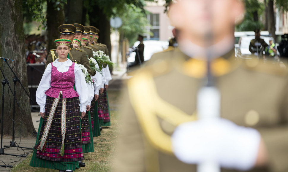 Okupacijos, genocido ir sovietmečio represijų aukų pagerbimo ceremonija