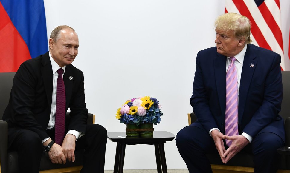 Donaldo Trumpo ir Vladimiro Putino susitikimas Osakoje