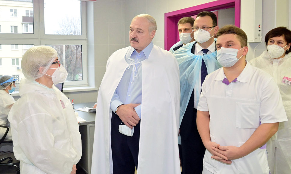 Aliaksandras Lukašenka ligoninėje