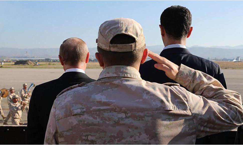 Vladimiras Putinas ir Basharas al Assadas Sirijoje