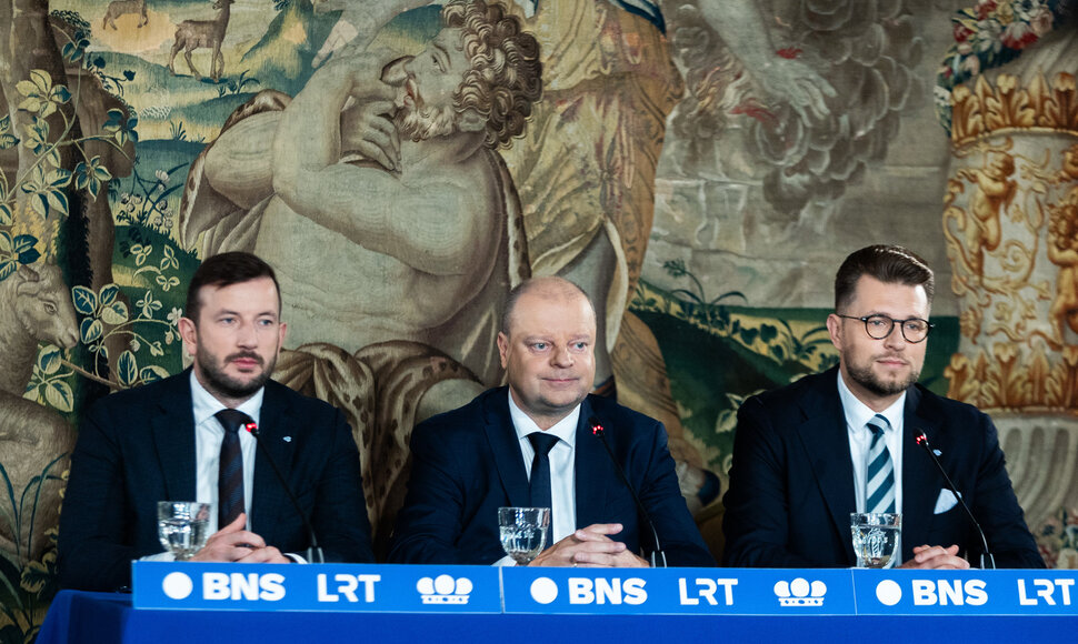 Virginijus Sinkevičius, Saulius Skvernelis, Lukas Savickas