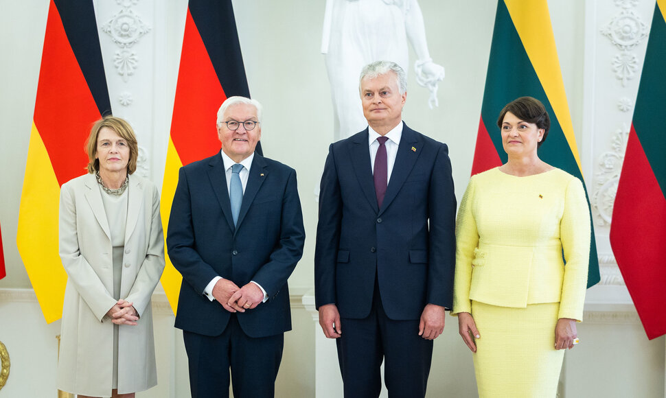 Elke B&uuml;denbender, Frankas Walteris Steinmeieris, Gitanas Nausėda, Diana Nausėdienė
