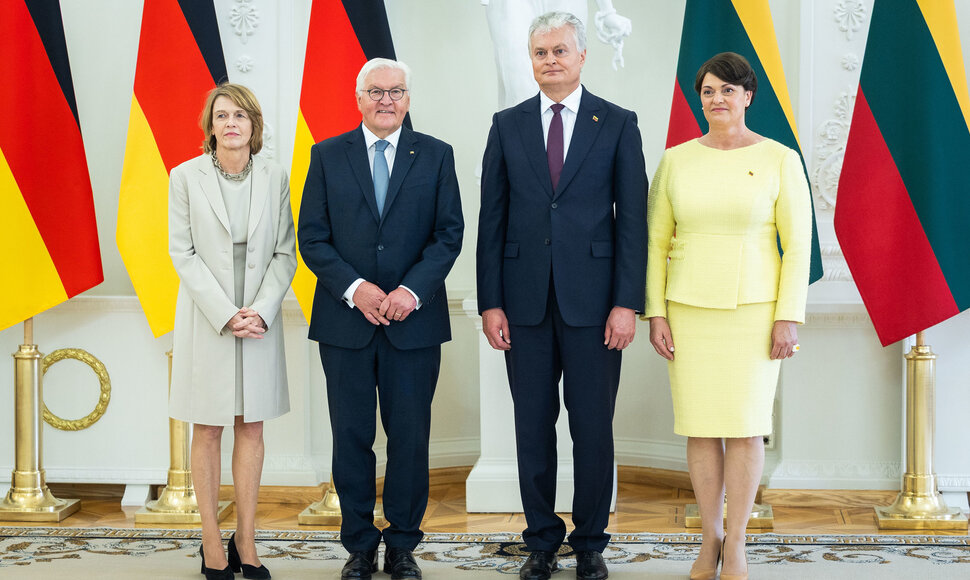 Elke B&uuml;denbender, Frankas Walteris Steinmeieris, Gitanas Nausėda, Diana Nausėdienė