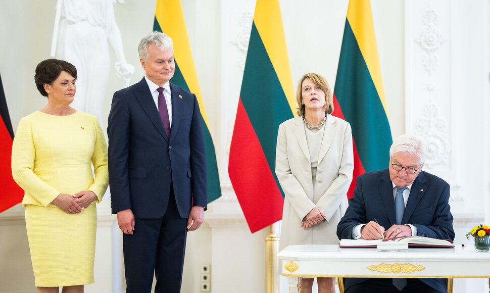 Diana Nausėdienė, Gitanas Nausėda, Elke B&uuml;denbender, Frankas Walteris Steinmeieris