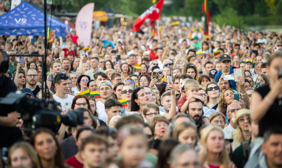 Tauti&scaron;kos giesmės diena sostinėje